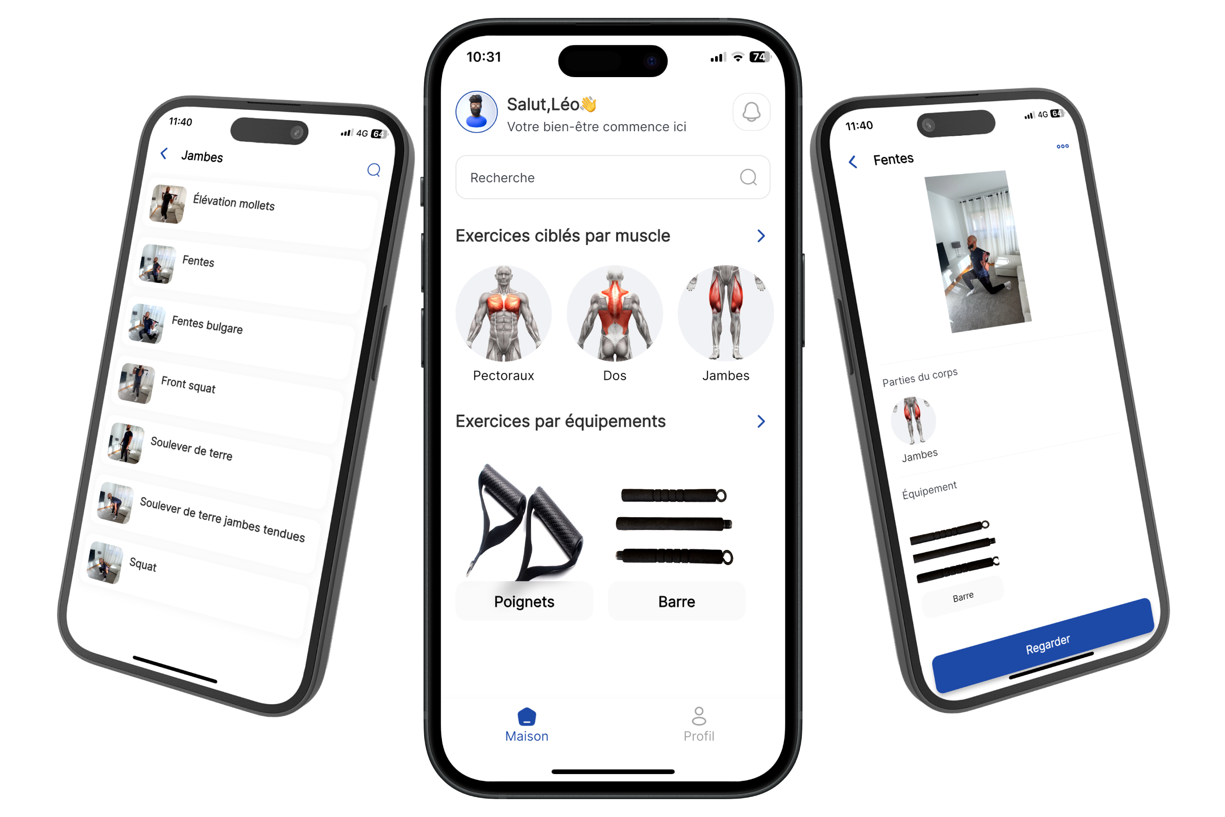 Application Mobile My Fitness App